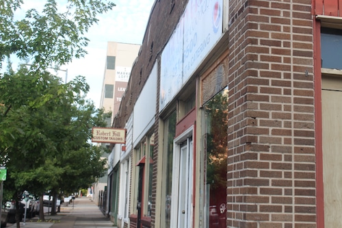 Facade of the Magic City Grill building