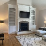 Corner Fireplace With Built Ins