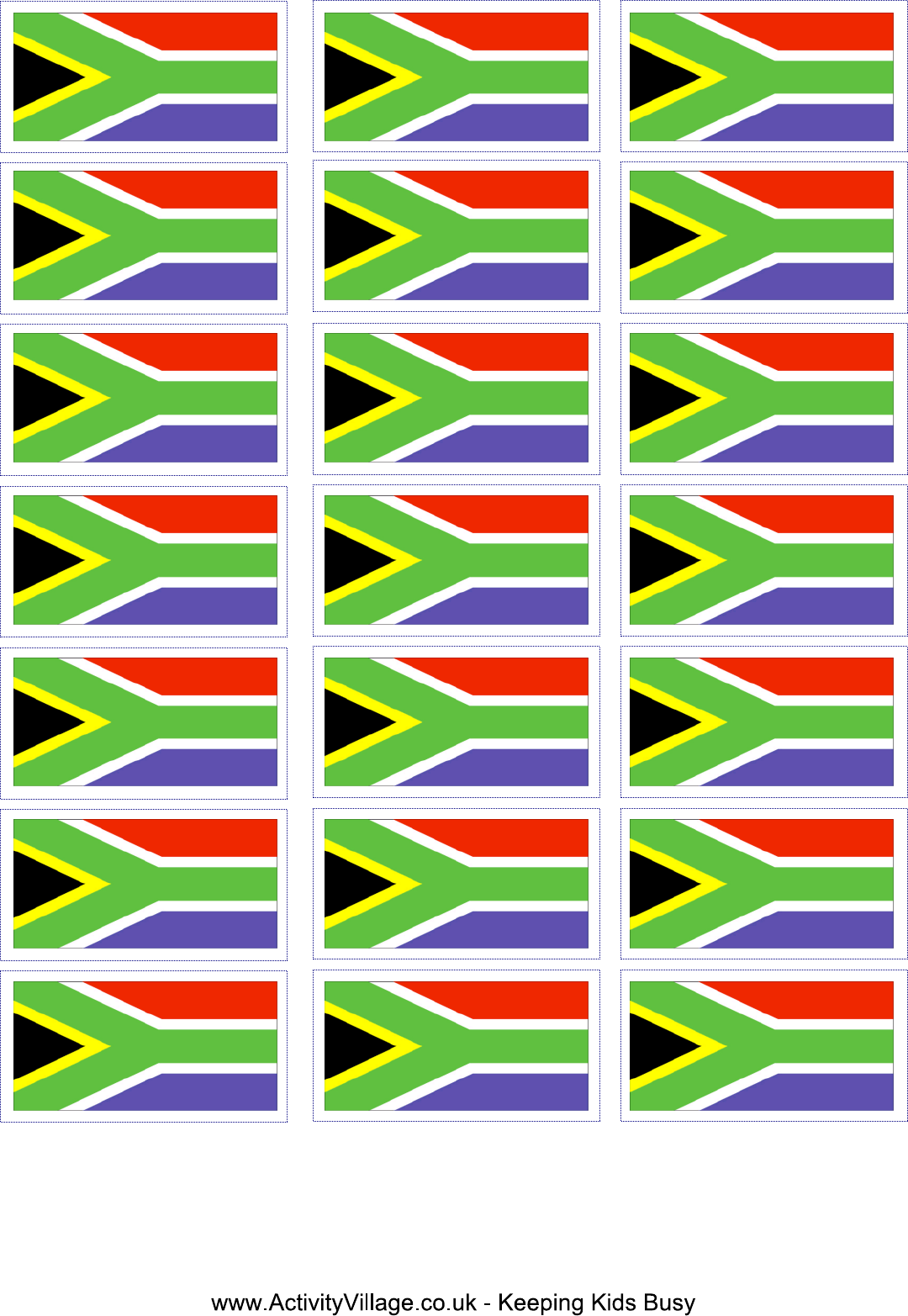 Preview South African Flag