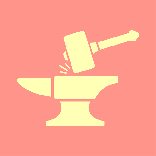 A custom graphic icon for Hephaestus