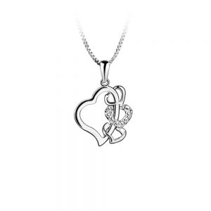 Multi Heart Pendant Clear