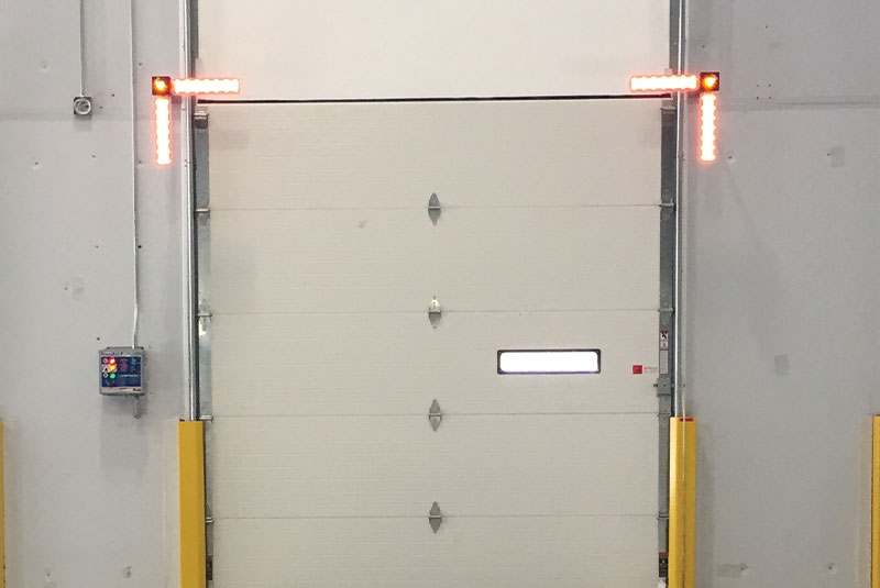 Edge Light (red) with Overhead Door