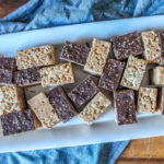 Chocolate Sesame Crispy Treats