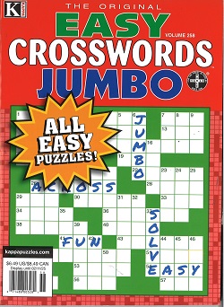 EASY CROSSWORDS BIG BOOK/JUMBO/LARGE PRINT