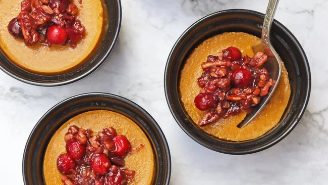 Maple-Roasted Butternut Squash Pudding Cakes