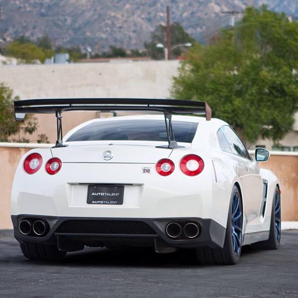 @Nissan GTR: Godzilla Rocking a big spoiler #nissan #gtr #gtrlover # ...