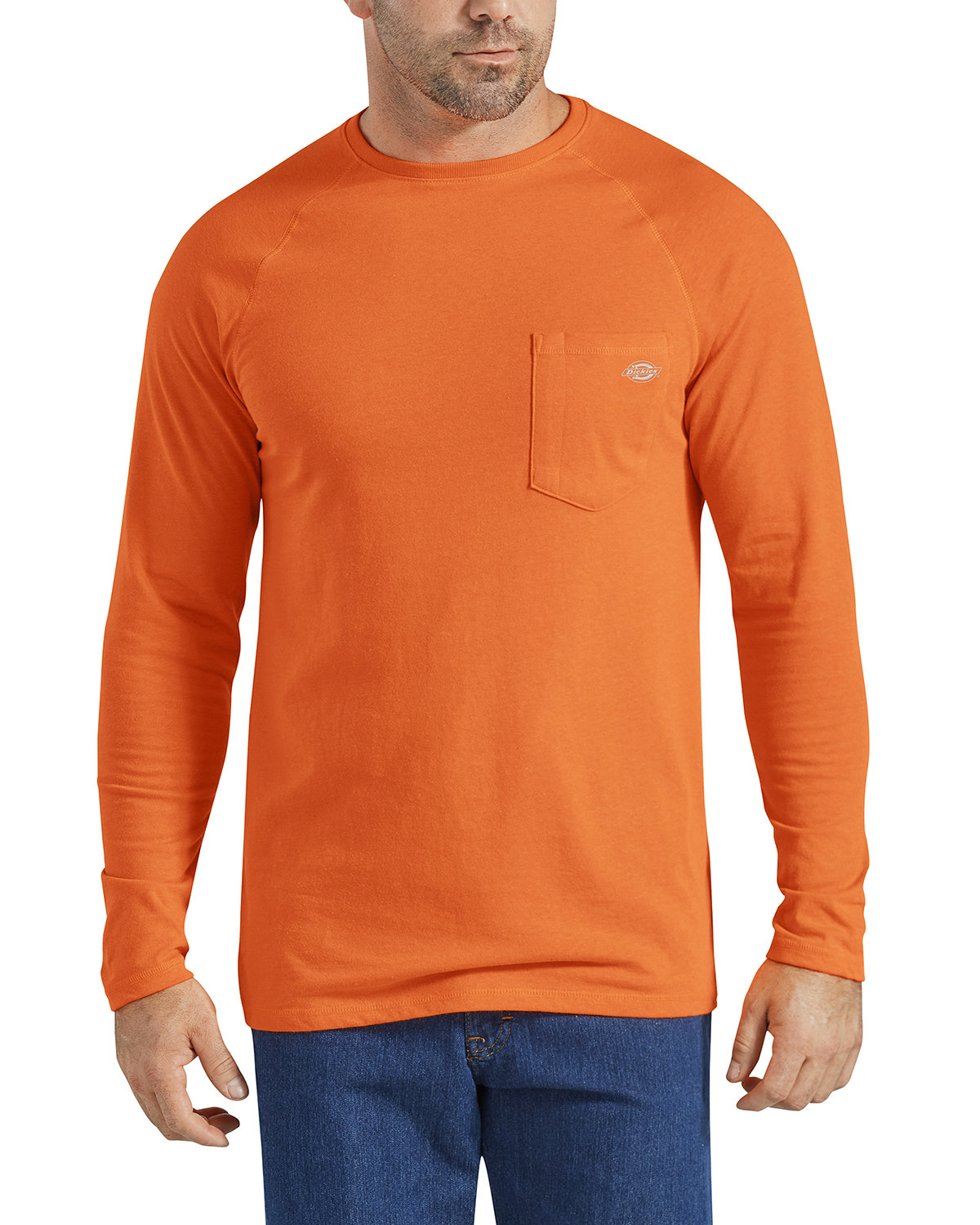 Dickies Men's Temp-iQ Performance Cooling Long Sleeve Pocket T-Shirt ...