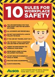 Workplace Safety Posters | Alsco New Zealand