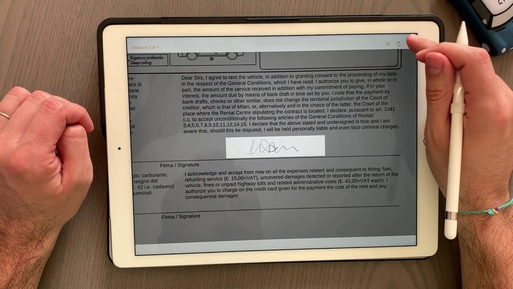 MyRent Digital Signature Process