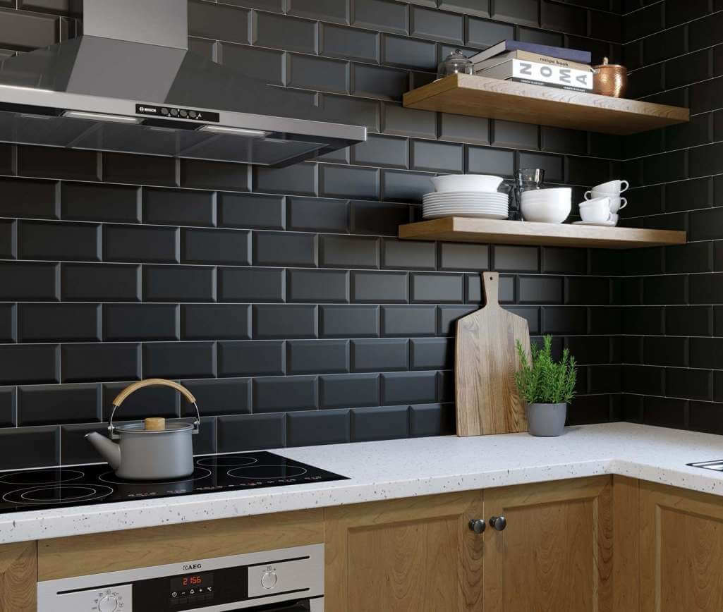 subway tile backsplash