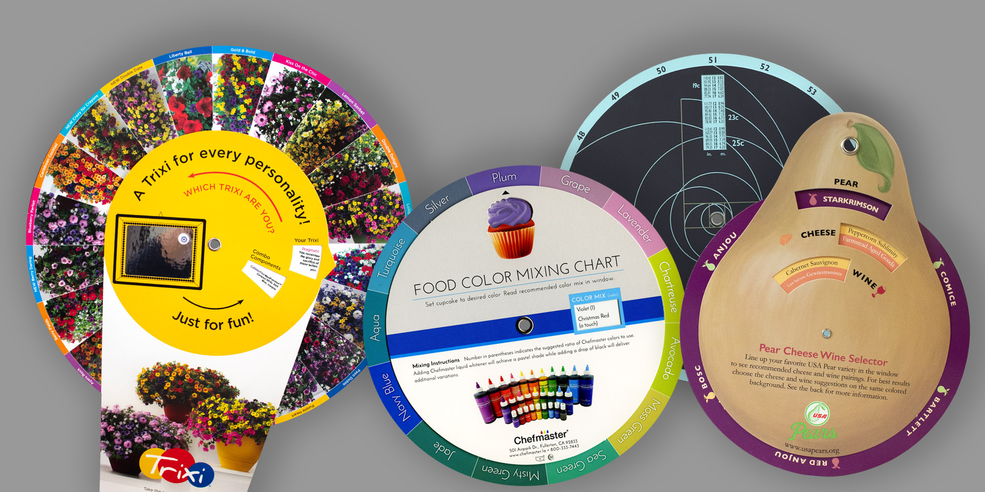 American Slide Chart | Custom Wheel Charts Formats