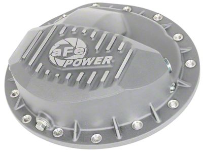 AFE Street Series Rear Differential Cover; Raw; GM 9.5/14 (07-13 Sierra 3500 HD)