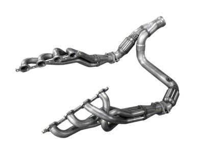 American Racing Headers 1-3/4-Inch Catted Long Tube Headers; Long System (19-25 6.2L Sierra 1500)