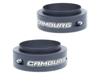 Camburg 1.50-Inch Front Preload Coil Spring Spacer Kit; Black (17-20 F-150 Raptor)