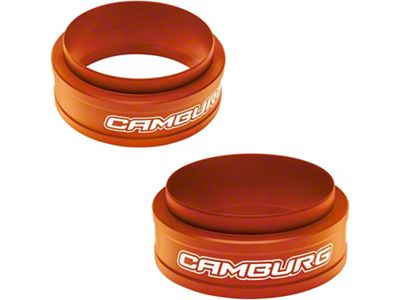 Camburg 1.50-Inch Front Preload Coil Spring Spacer Kit; Orange (21-25 F-150 Raptor)