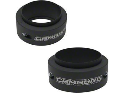 Camburg 2-Inch Front Preload Coil Spring Spacer Kit; Black (17-20 F-150 Raptor)