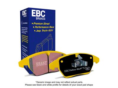 EBC Brakes Yellowstuff Racing Aramid Fiber Brake Pads; Rear Pair (13-22 F-350 Super Duty)