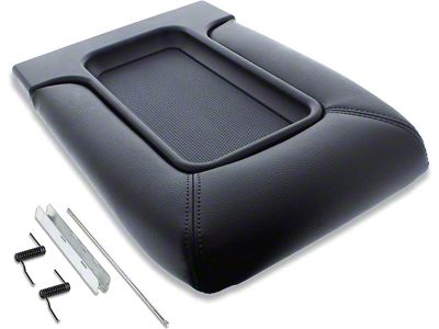 Center Console Lid Replacement Kit; Dark Gray (99-06 Sierra 1500)