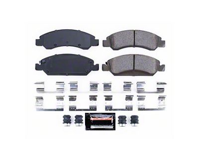 PowerStop Z23 Evolution Sport Carbon-Fiber Ceramic Brake Pads; Front Pair (07-18 Sierra 1500)