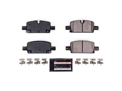 PowerStop Z23 Evolution Sport Carbon-Fiber Ceramic Brake Pads; Rear Pair (19-25 Sierra 1500)