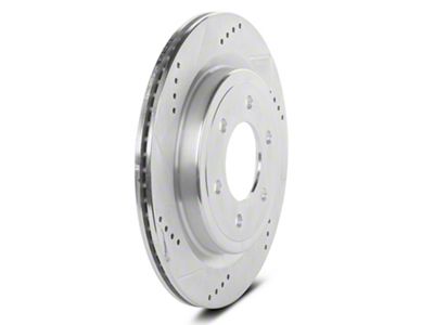 C&L Super Sport HD Cross-Drilled and Slotted 6-Lug Rotors; Rear Pair (21-25 F-150 w/ 336mm Rear Rotors)