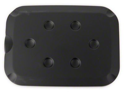 RedRock Fuel Door Cover; Matte Black (11-16 F-350 Super Duty)