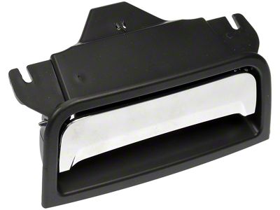 Center Console Latch; Black Carbon and Chrome (14-21 Sierra 1500 Crew Cab)