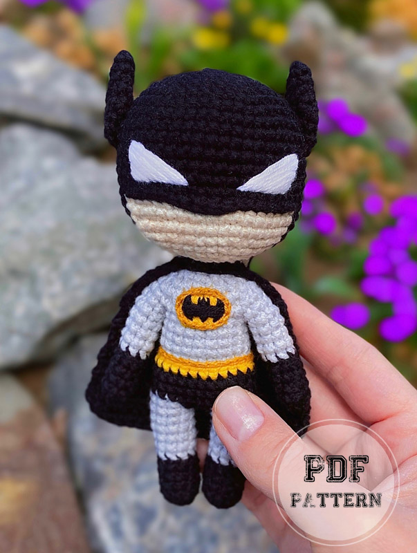 Top 56+ imagen batman a crochet