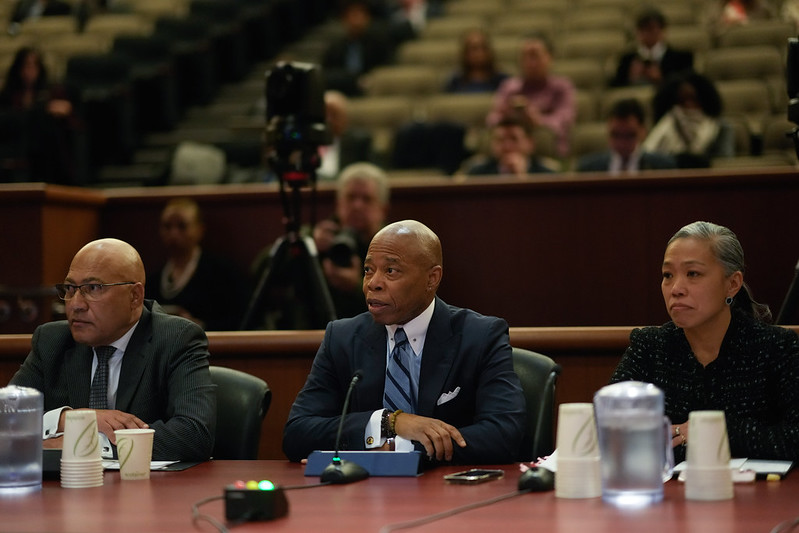 Mayor Adams at budget hearing amid NYC mayoral race