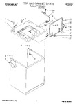 Diagram for 01 - Top And Cabinet, Lit/optional