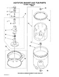 Diagram for 05 - Agitator, Basket And Tub Parts