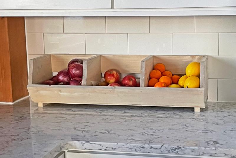 veggie bin countertop bin stackable bin potato bin