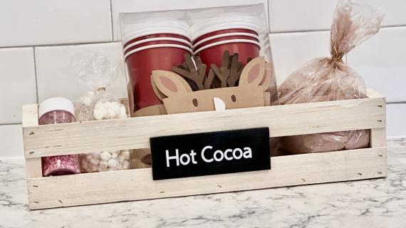 hot cocoa gift crate