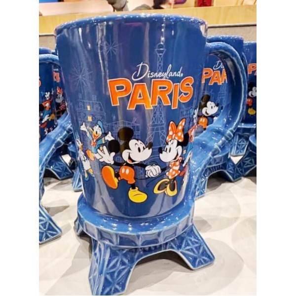 Disneyland Paris 8 Eiffel Tower 3D Mug in blue