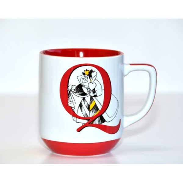 Queen of Hearts letter Mug, Disneyland Paris