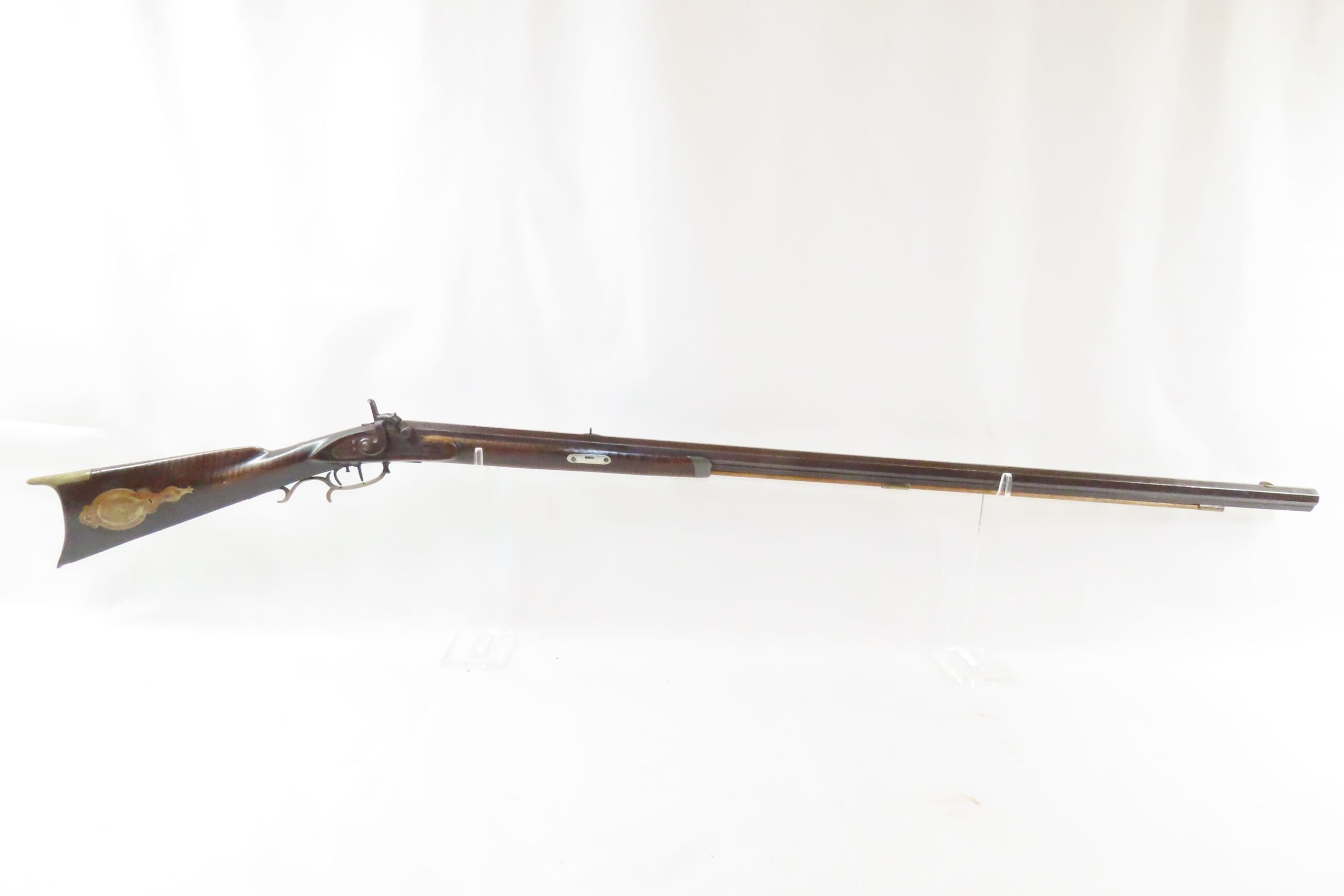 Antique E. ROSIER Signed Half-Stock .32 Cal. PERCUSSION American LONG ...