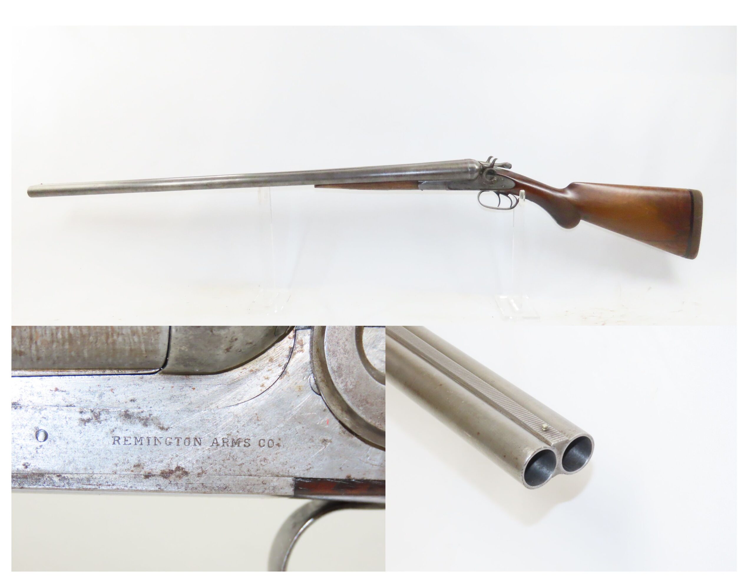 Remington Model 1889 Double Barrel hammer Shotgun 1.16 C&RAntique001 ...