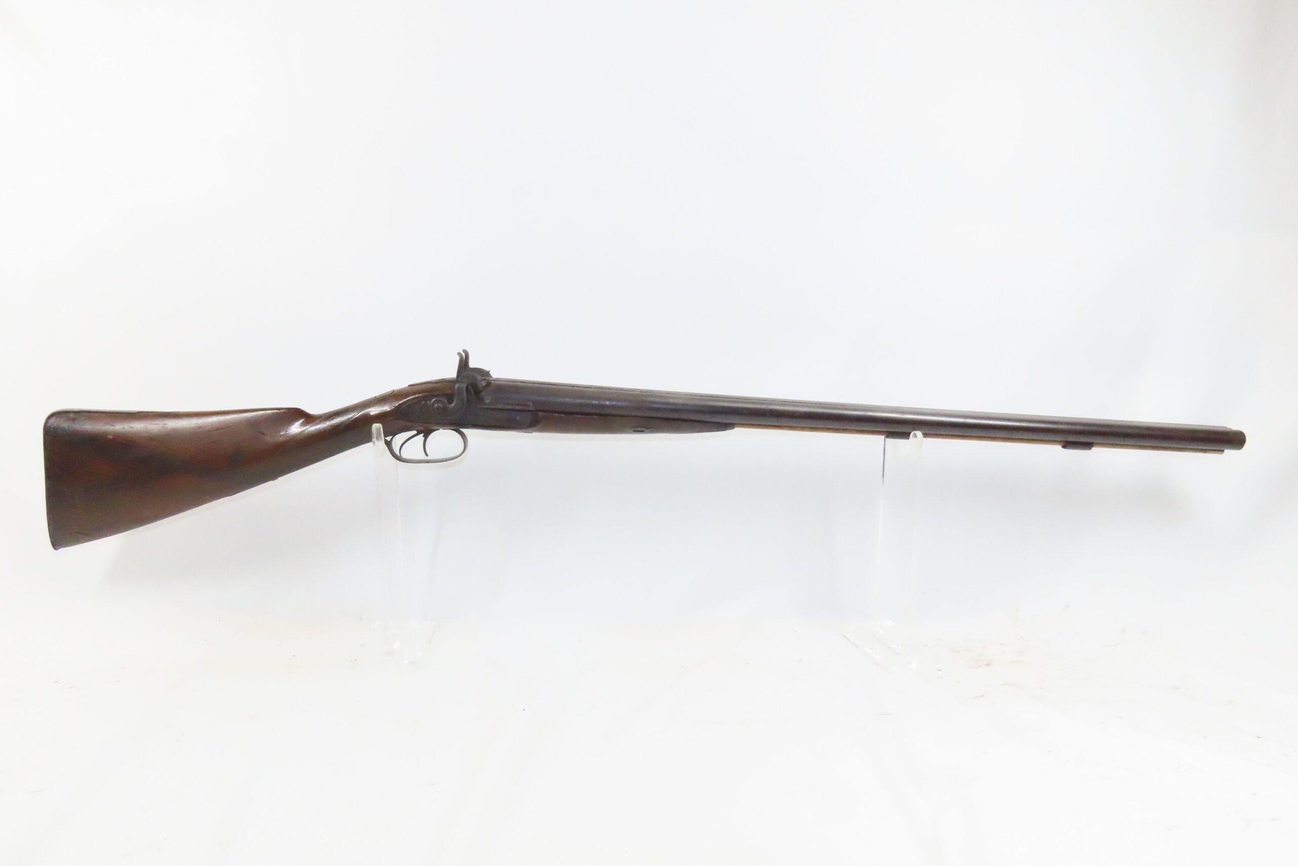 American J.B. McHarg Double Barrel Percussion Shotgun 1.19 C ...