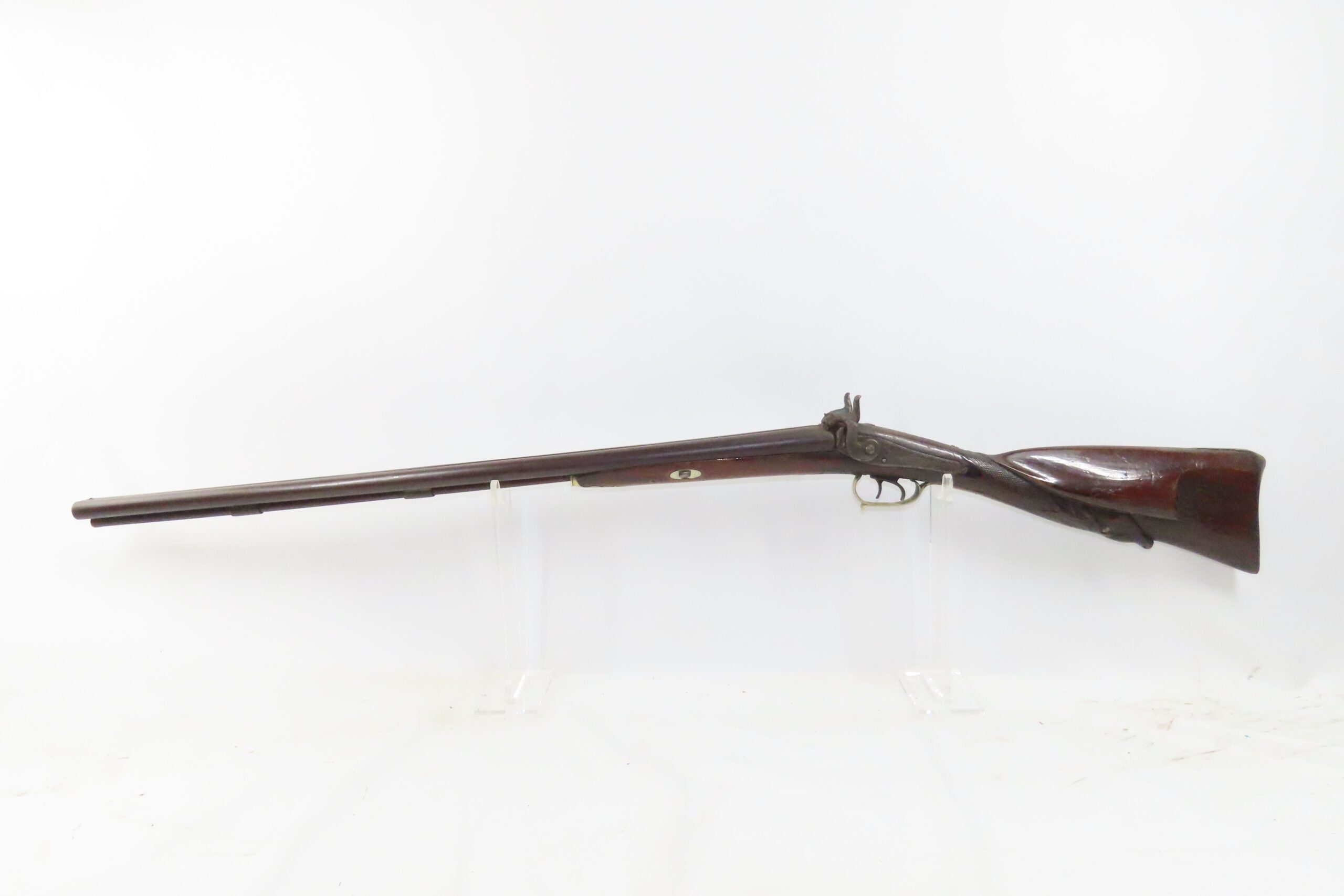 Relief Carved Belgian Double Barrel Shotgun 2.5 C&RAntique002 ...