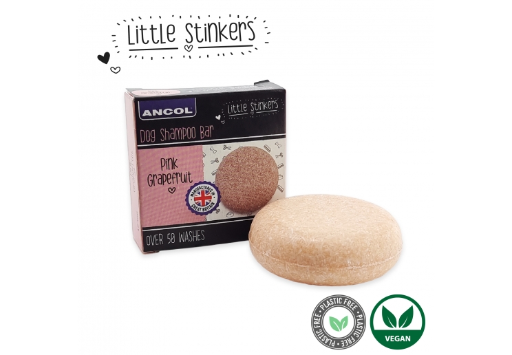 Little Stinkers Pink Grapefruit Shampoo Bar