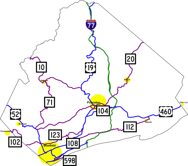 Mercer County West Virginia Map - vrogue.co