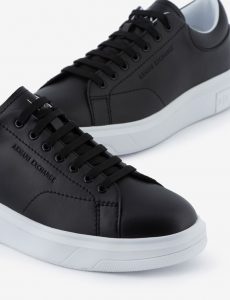 ARMANI EXCHANGE – Scarpe Uomo Sneakers in Action Leather Nero