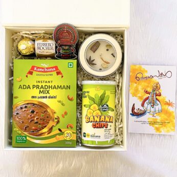 Best onam hamper with payasam mix and banana chips