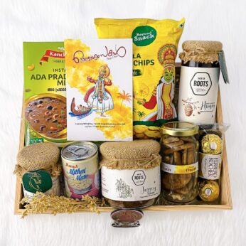 Perfect Onam festival gift hampers with organic honey and jaggery chips