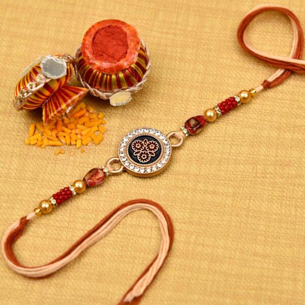 Thoughtful Rakhi Gift for Sister-in-Law includes a Ceramic mug, cookies, and more - Image 2