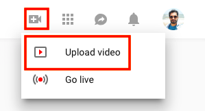 Upload video on YouTube