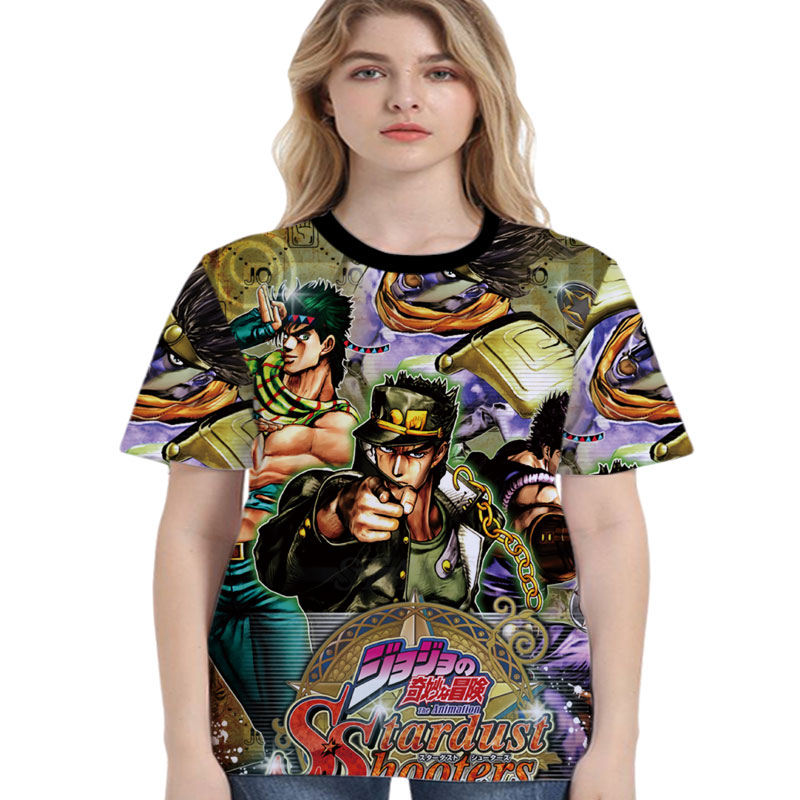 2 Styles JoJo's Bizarre Adventure Anime T shirts