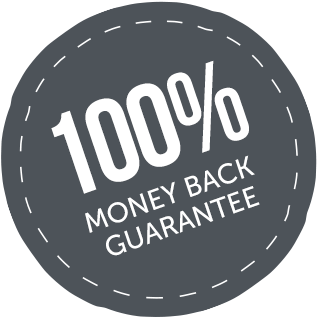 100% money back guarantee!