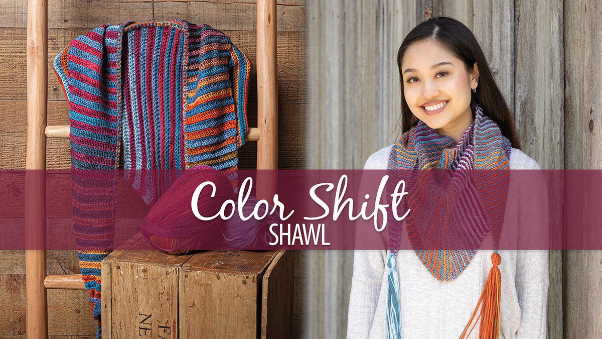 Learn, Make, Create!: Crochet Color Shift Shawl