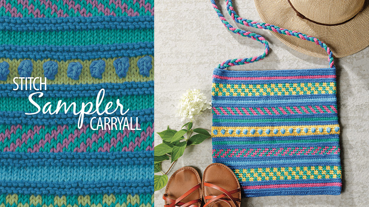 Learn, Make, Create!: Crochet Stitch Sampler Carryall